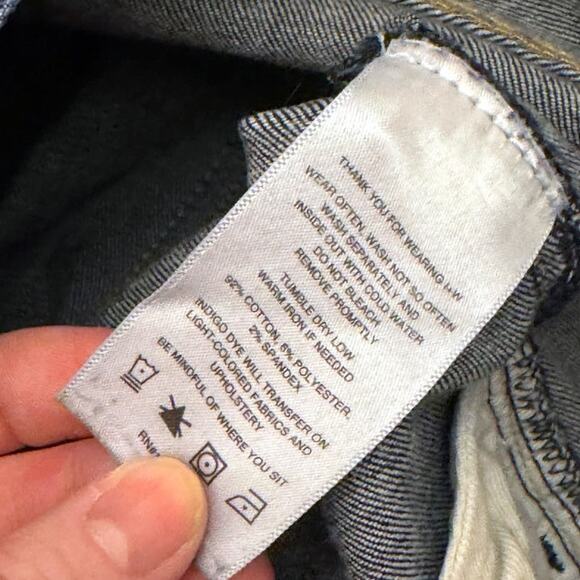 Imogene + Willie RN129065 Dark Wash Straight Leg Cotton Stretch Jeans Size 27 - Picture 7 of 10